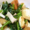 だてまさこ's cooksnap of when they made 厚揚げと小松菜のナムル.