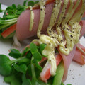  さくらのキッチン's cooksnap of when they made ☆ハムの巻き巻きサラダ☆マヨ黒胡椒で♪.