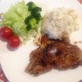 コハダちゃん's cooksnap of when they made ポークソテー☆バルサミコソース♪.