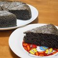 まゆみ母ちゃん's cooksnap of when they made 真っ黒ケーキ☆ハロウィンにも♬.