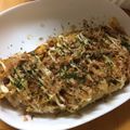 ぐうたら主婦みん's cooksnap of when they made モヤシとチーズ入りとん平焼き.