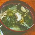 くろみ♥'s cooksnap of when they made 豚肉と水菜の食べる和風スープ鍋.