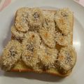 いしまいﾁｬﾝ's cooksnap of when they made サクサク　バナナトースト♪.