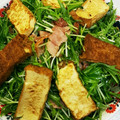 abcdefghｉｊ's cooksnap of when they made 水菜と厚揚げのサラダ.