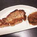 あきかおりん's cooksnap of when they made 厚切り豚ロースを味ぽんおろしで.