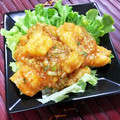３匹の大ぶたママ's cooksnap of when they made 簡単！ イカ天のチリソース！.