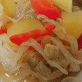 双子のタヌキmama's cooksnap of when they made 肉じゃが 簡単ﾚｼﾋﾟ.