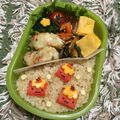 minch＊＊'s cooksnap of when they made カニカマ1本de簡単すぎる節分のキャラ弁.
