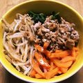 ♡しおはる♡'s cooksnap of when they made おうちでビビンバ☆ 牛こま切れ肉.