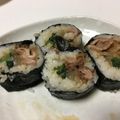 みほちゃんです's cooksnap of when they made 甘辛肉の太巻き.