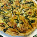 うっち～H's cooksnap of when they made かぼちゃとほうれん草のキッシュ.