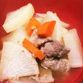 KumiminCo's cooksnap of when they made 簡単！大根と豚肉の煮物.