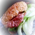 子ぎつねヘレン's cooksnap of when they made お弁当にどうぞ♪簡単ライスバーガー.