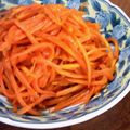 有希-yuki-'s cooksnap of when they made ☆お弁当に★人参の炒め物☆.