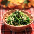 ぽっぽぺぺ's cooksnap of when they made ほうれん草のナムル♥.