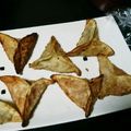 kohaku_01's cooksnap of when they made 餃子の皮で簡単☆サモサ.