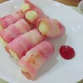ゆーこリン♡'s cooksnap of when they made ✿マッシュポテトのベーコン巻き✿.
