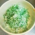 くっくちゃん♪'s cooksnap of when they made シンプル！わさび菜のサラダ.