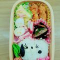arisq's cooksnap of when they made 鶉のハムリボンピック（キャラ弁オカズ）.
