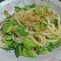 kashikon's cooksnap of when they made 【簡単ランチ】麺つゆdeあっさり焼うどん.