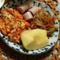 hotmailer's cooksnap of when they made にんじん(薄味のシリシリ)と卵の炒りつけ.