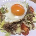 きのこ♬'s cooksnap of when they made キャベツでタコライス.
