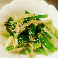 mykym's cooksnap of when they made ＊小松菜ともやしのレンジで簡単ナムル＊.