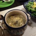 Amalka's cooksnap of when they made 卵ととろろ昆布のすまし汁.