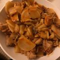 みー３２'s cooksnap of when they made 鶏ももとカブとしめじのケチャップ煮込み.