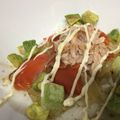 tutocook's cooksnap of when they made アボガドとスモークサーモンの醤油マヨ丼☆.