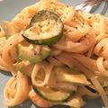 Nanina's cooksnap of when they made エビとアボカドのクリームパスタ.