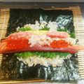 おまめちゃん♥️'s cooksnap of when they made ご飯少なめヘルシー基本の巻き寿司☆恵方巻.
