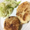 ぷーーー♡'s cooksnap of when they made 鮭とじゃがいもだけ！揚げないコロッケ☆.