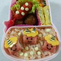 ★お暇な主婦２★'s cooksnap of when they made カニカマ1本de簡単すぎる節分のキャラ弁.