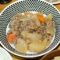 ちーちゃんキッチン's cooksnap of when they made 豚ひき肉と大根の煮物.