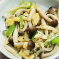 みずたま1616's cooksnap of when they made 簡単！しめじとネギの卵炒め.