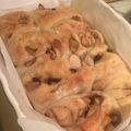 ごごんた's cooksnap of when they made 天然酵母で作る！リンゴのシナモンブレッド.