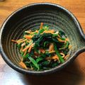 おはなすき's cooksnap of when they made ほうれん草と人参のナムル.