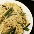 na61sa's cooksnap of when they made パスタ☆わらびとしらすのジェノベーゼ.