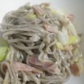 クックOYTSP1☆'s cooksnap of when they made ペペロンチーノは冷凍そばが美味いし時短.