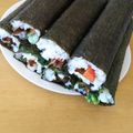 もりのりころ's cooksnap of when they made ＊恵方巻～節分太巻き～＊.