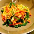 ☆糖質減らしてます☆'s cooksnap of when they made 竹の子カレーなる野菜炒め.