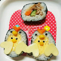 ☆TOMY★'s cooksnap of when they made 恵方巻☆簡単♩巻き寿司☆酉年♩キャラ弁.