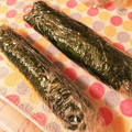 バナナ2's cooksnap of when they made おにぎりの海苔で簡単★恵方巻き★焼肉巻き.