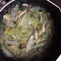 とよすみもも♪'s cooksnap of when they made 簡単♪鶏むね肉と長ネギ きのこのお吸い物.