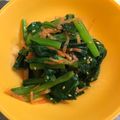 ハワイカイルア's cooksnap of when they made 小松菜と人参の彩りナムル.