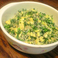 homula's cooksnap of when they made 大根葉の利用法　油揚げとジャコの炒め物.