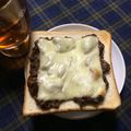 ほもい's cooksnap of when they made ひとりランチに‼簡単キーマカレートースト.