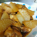 夢見ｵﾄﾒ。's cooksnap of when they made 炊飯器で簡単！手羽元と大根の煮物.