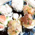こんがらｶﾞｰﾘｯｸ's cooksnap of when they made お正月節分雛祭りに☆巻かずに巻き寿司風♪.